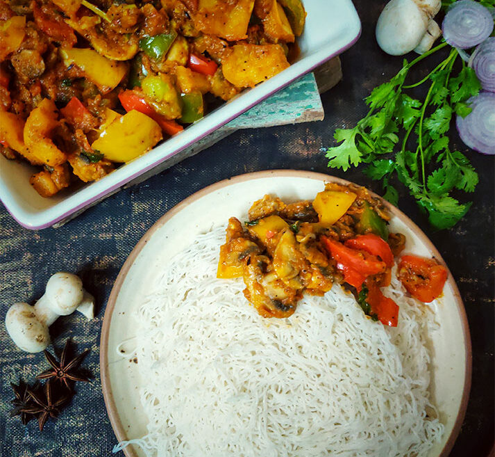 Kadai-Mushroom