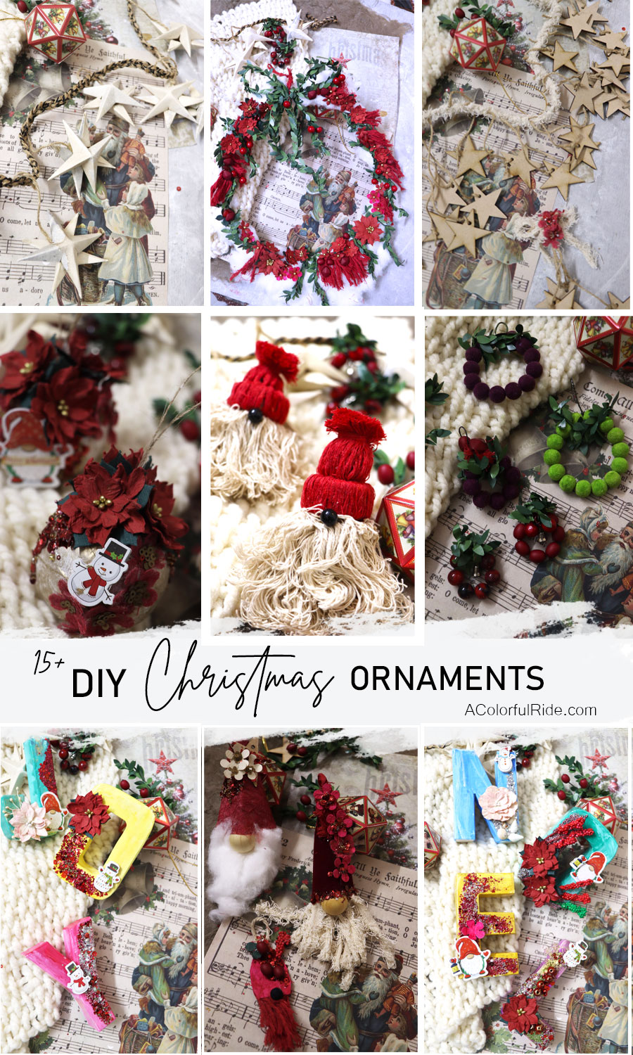 DIY Gnome Christmas Ornaments - DIY Christmas Ornaments . DIY Christmas tree ornaments . DIY Christmas Ornaments to sell - DIY Christmas decorations - DIY Christmas decorations ideas