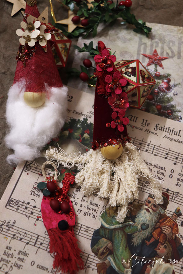 DIY Gnome Christmas Ornaments - DIY Christmas Ornaments . DIY Christmas tree ornaments . DIY Christmas Ornaments to sell - DIY Christmas decorations - DIY Christmas decorations ideas