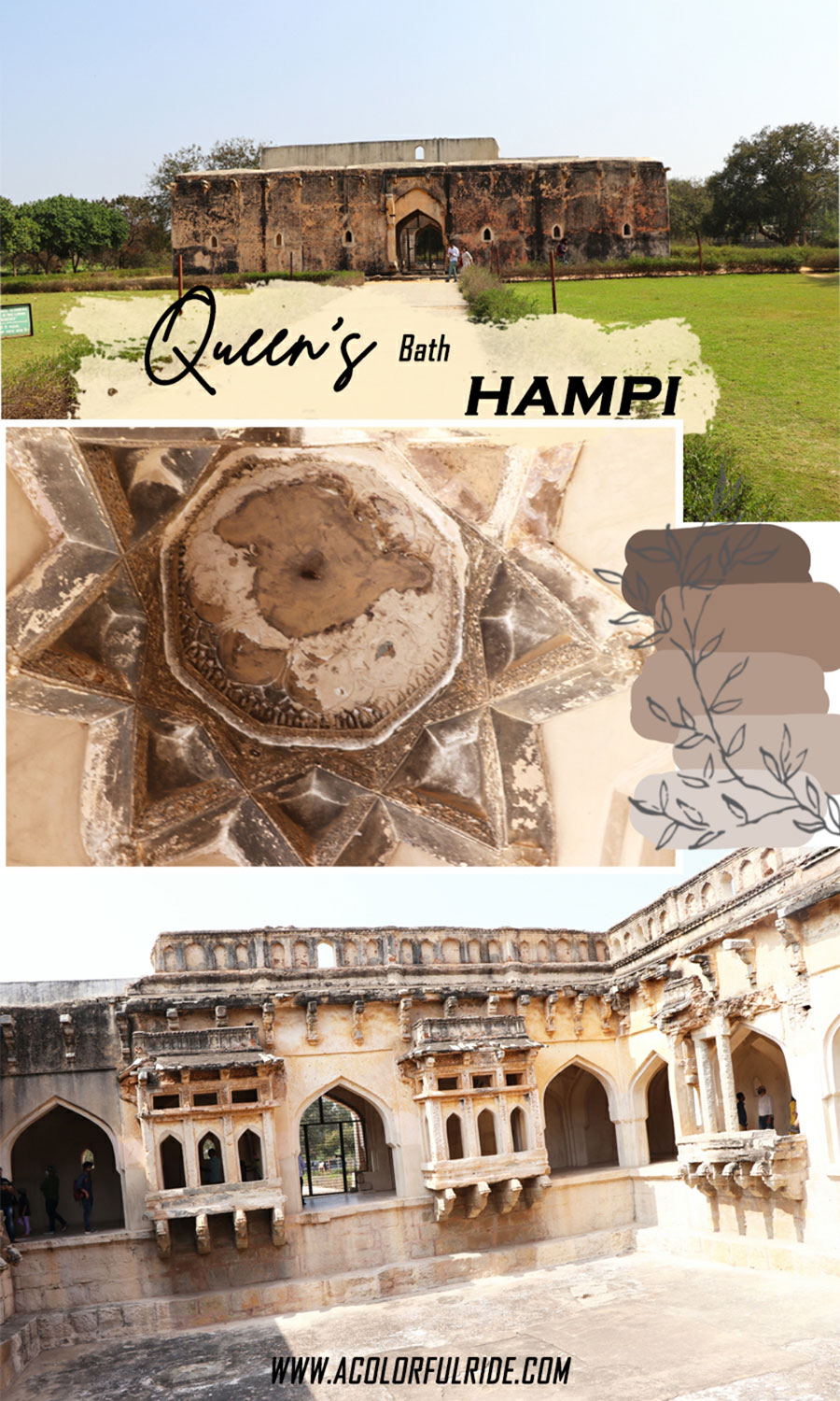 Zenana Enclosure in Hampi, Elephant’s Stable, Hazararama Temple, Mahanavami Dibba, Lotus Mahal Hampi, Underground Chamber, Stepped Tank, Queen’s Bath, Places to visit in Hampi